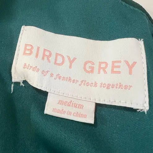 Birdy Grey Devin Convertible Dress Chiffon Emerald Size Medium NWT
