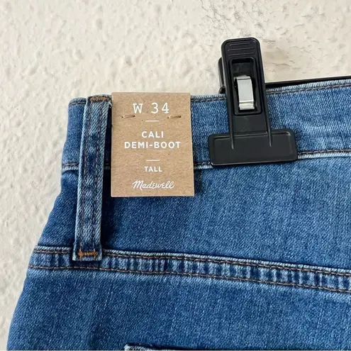 Madewell  Cali Demi Boot Jean NEW Size 34 Tall Medium Wash