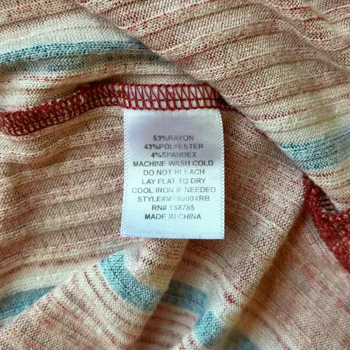 Above & Beyond Hooded Striped Long Sleeve High