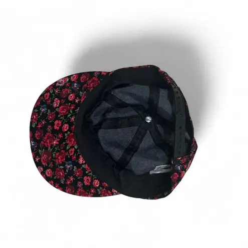 American Apparel  Floral Roses Print Snapback Cap
