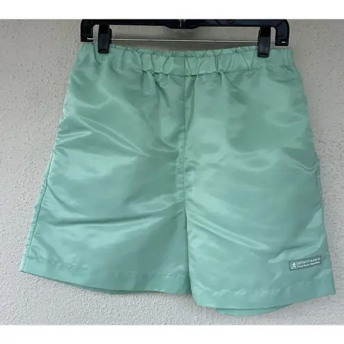 NWT Sporty & Rich Good Health Nylon Women’s Short Thyme/White L Lounge Relaxed Green Size L
