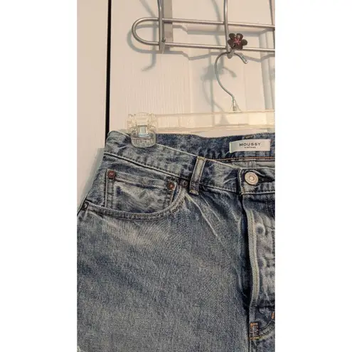 Women's Moussy Vintage Denim Shorts Blue, Size 28 Blue