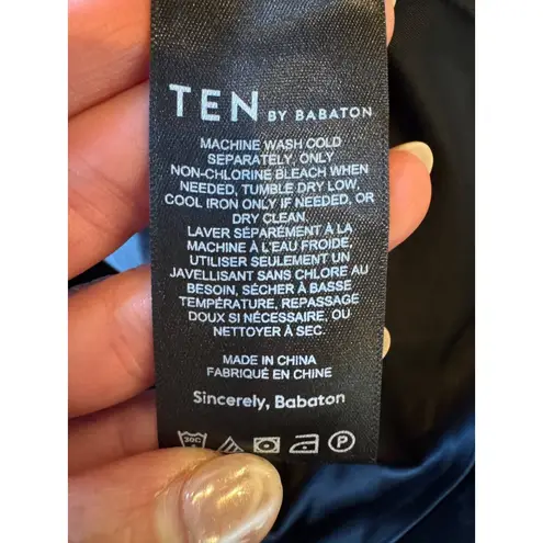 Babaton Aritzia Dress Women 4 Black Satin Lala Dress Sheath Party Cocktail LBD