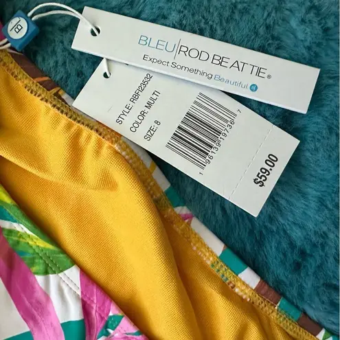 Bleu Rod Beattie Fantasy Island Sarong Hipster Bikini Bottom Size 8