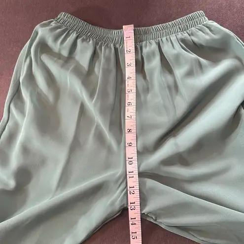 Women’s Green Chiffon 3 Piece Mother of the Bride Formal Pant Suit Size 2