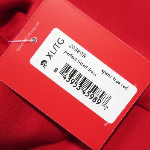 Spanx NWT  20380R The Perfect Fitted Sheath in True Red Ponte Sleeveless Dress XL
