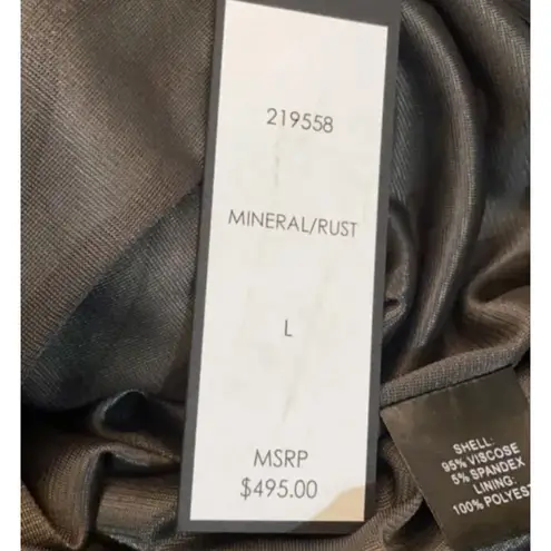 NWT HILTON HOLLIS GRAY FLORAL MIDI
DRESS SIZE L $495 Size L