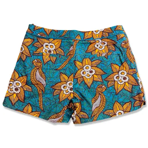 Elevenses Anthropologie Parrot Batik Shorts