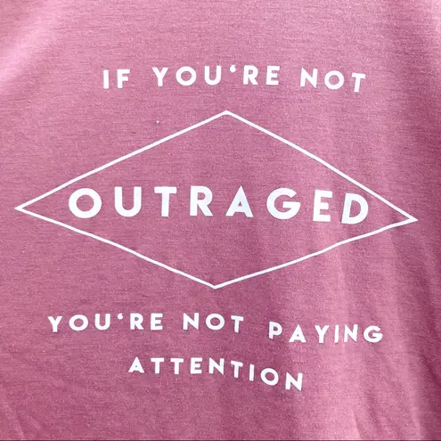 The Outrage t shirt Pink Size XL