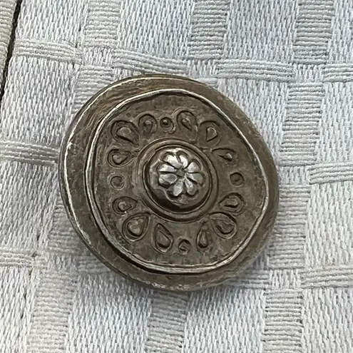 Patchington Vintage Retro 90s 00s White Floral Embroidered Women's MED Jacket