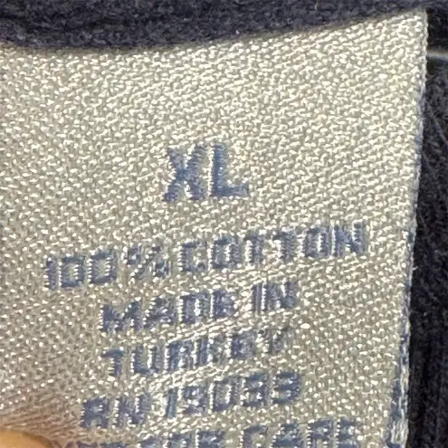 Canyon River Blues Thermal T-Shirt XL Navy Blue Ribbed Knit 100% Cotton Grunge