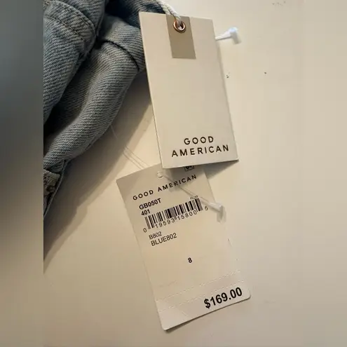 Good American NWT  Good Boy High Waist Boyfriend Jeans size 8 28” inseam