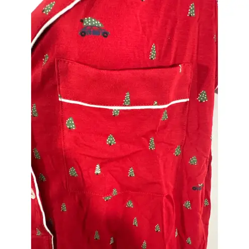 Eberjay Eberjey Gisele Printed Short PJ Set Red Christmas Holidays XS NEW W/ Tags - Image 5