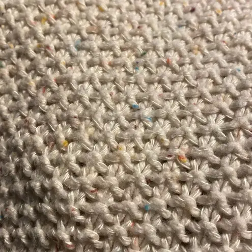 Mossimo Sweater Crew Neck Confetti Cream Colorful Casual Knit Neutral Blue Size XXL