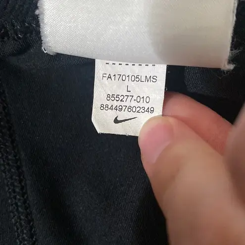 Nike  Pro Linear Rain Dri-fit athletic Capri cropped leggings size L