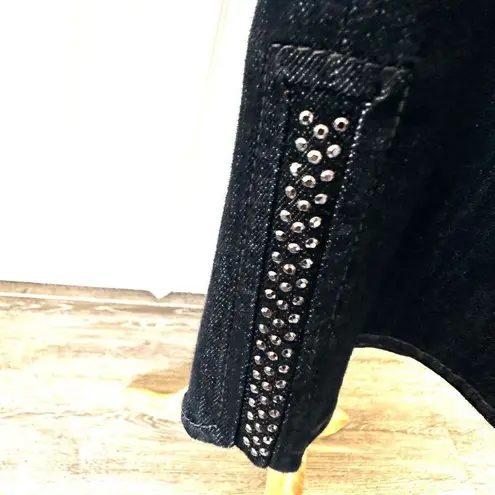 Style & Co  capri rhinestone cuff jeans