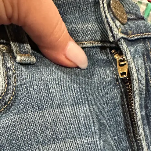 McGuire Denim McGuire Cropped Frayed Vintage Dreamweaver Gainsbourg Cropped Blue Jeans 28 - Image 5