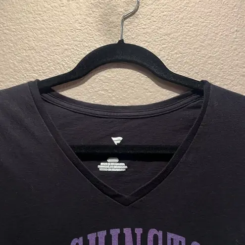 Fanatics UW University of Washington Huskies Women’s V Neck shirt Black Size Medium