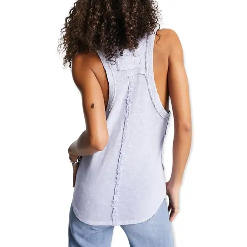 We The Free  by Free People Slim n Simple tank in light blue