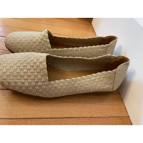 Comfortview WOMENS THE BETHANY FLAT BY KHAKI METALLIC SIZE 10.5