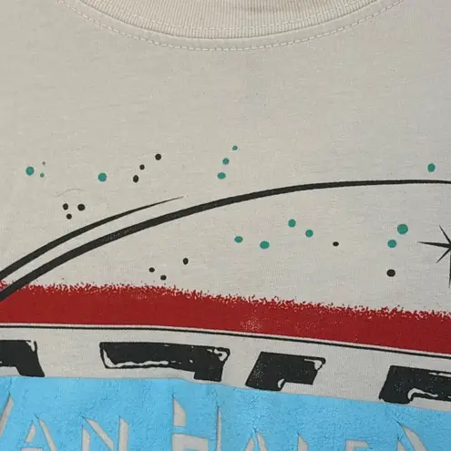 Daydreamer Van Halen 1980 Tour One Size Tee in Dirty White Womens Tshirt Top