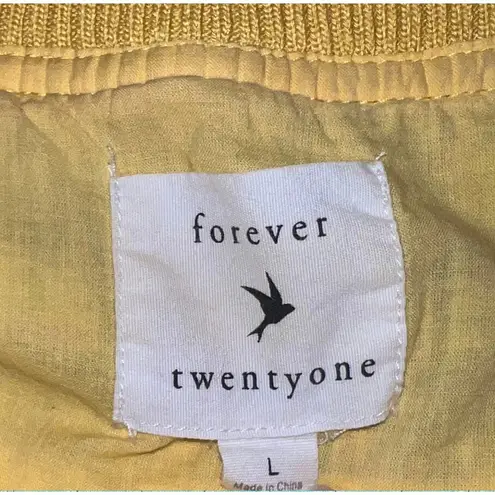 Forever 21 Forever Twentyone Yellow Button Jacket Blazer