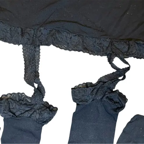 Women's Halter Lingerie Set Black Size L