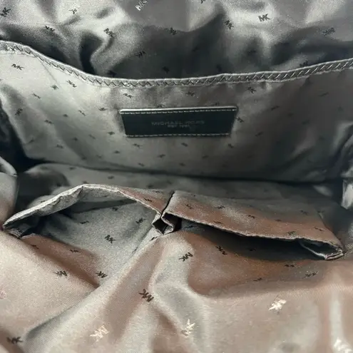 NWT Michael Kors Kent Cobalt White Backpack Army Camouflage Nylon Blue