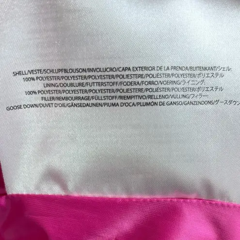 Spyder Women’s Timeless Down Vest White Shimmer / Spark Pink Lining Size M