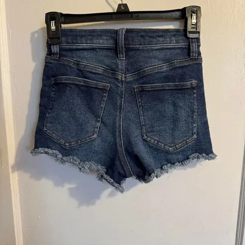 Celebrity Pink  Denim Shorts Frayed Hem Blue Jeans Women Size 1/25