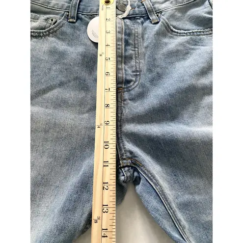 Luca + Grae NWT High Rise Distressed Denim Jeans Straight Leg Sz M - Image 7