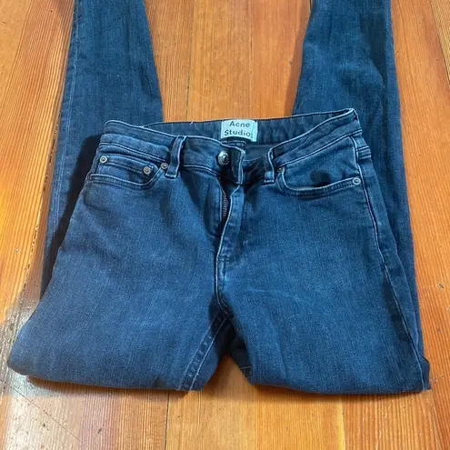 Acne Studios black denim skinny jeans