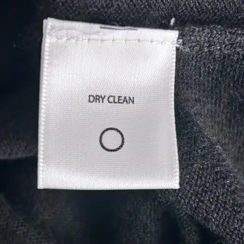 Kate Hill Merino Wool Sweater 1X Black Cowl Neck