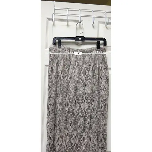 Sharade Nites Size 18 Vintage Top & Skirt Black & Silver Metallic Fringe CFJ