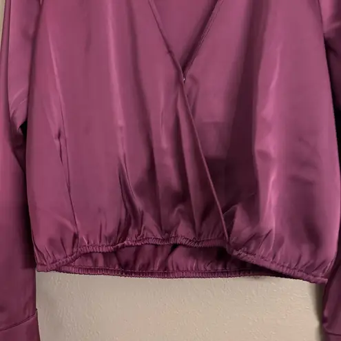 Good American GOOD‎ AMERICAN Satin Wrap Blouse