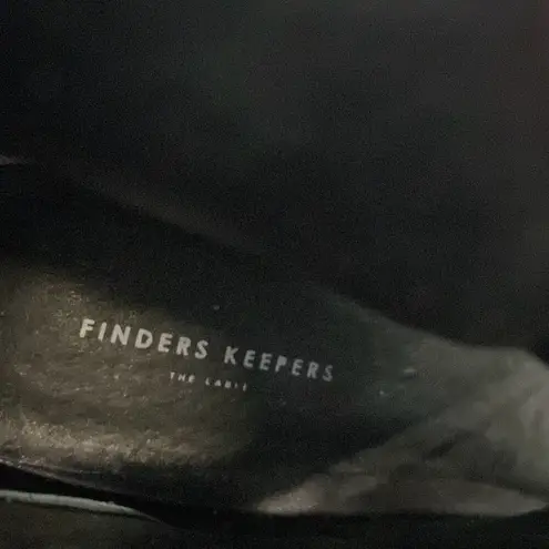 Finders Keepers hitched lace up booties