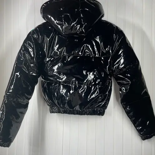 NWT Ellesse Women's Black Full Zipped Puffer Jacket Size 2