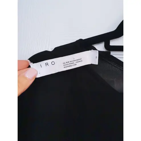 IRO Paris Macramé Sheer Mini Dress Lace Small Black Whimsigoth