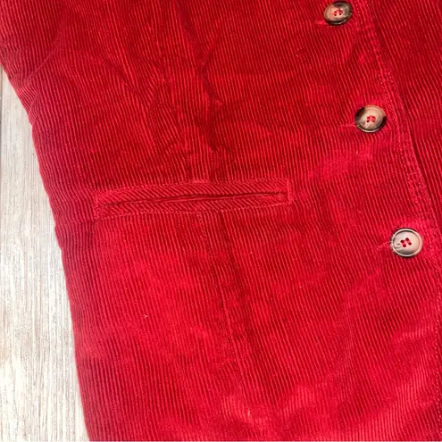 Docker’s Vintage Corduroy Rust or Burnt Orange Vest L Size L