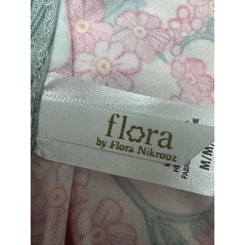 Flora Nikrooz Camisole Top Lace Accents Floral Print Multicolor Women's M NWOT