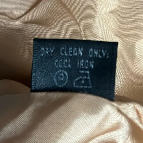 Lafayette 148 Petite Ruffle Sleeve Brown Gold Pink Floral Blazer Size 8P Career