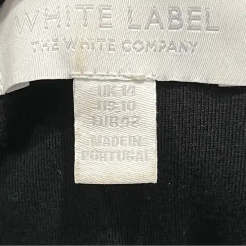 The White Company 10 Dress Minimalist Wool Retro 60s Style Classic Sparkle Shift Gray