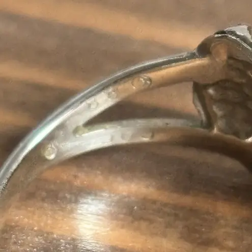 Source Unknown Turquoise Native American Silver Ring Jewlery Heritage Culture Fashion Size 8.5