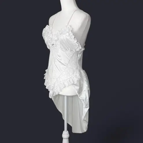 Vintage 70s Intimates Sleepwear White Size M