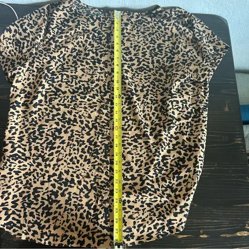 Ava & Viv  Target Leopard Print Blouse in Size 2X