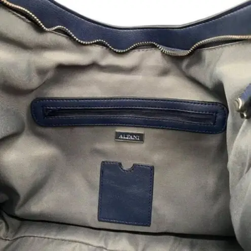 Alfani Women's Hilllary Navy Hobo Shoulder Bag New