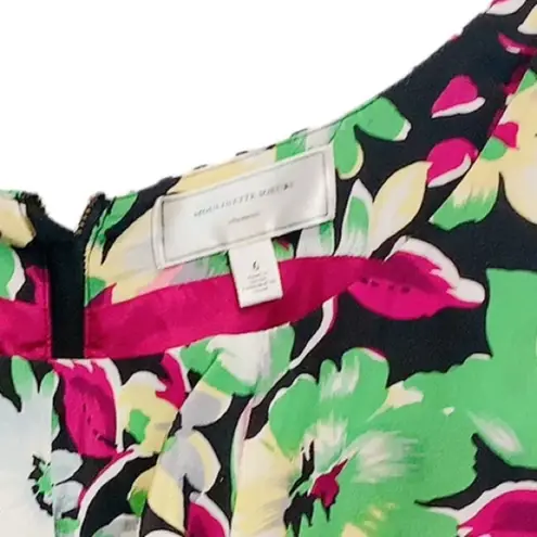 Moulinette Soeurs Anthony Akebia Sleeveless Green Floral Hawaiian Flowers Theme