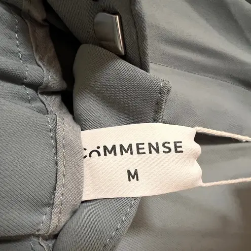 Commense Women's Pleated Front Wide Leg Dress Pants High Waisted Gray Sz Medium