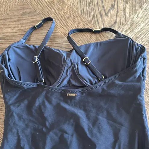 L'Agence L’AGENCE Remi One-Piece Swimsuit, Black, Size Medium, $225