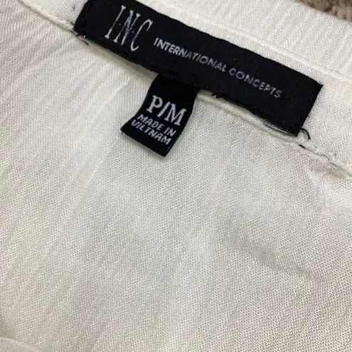 New. International concepts Ivory crepe cover up. Medium. Retails $99 White